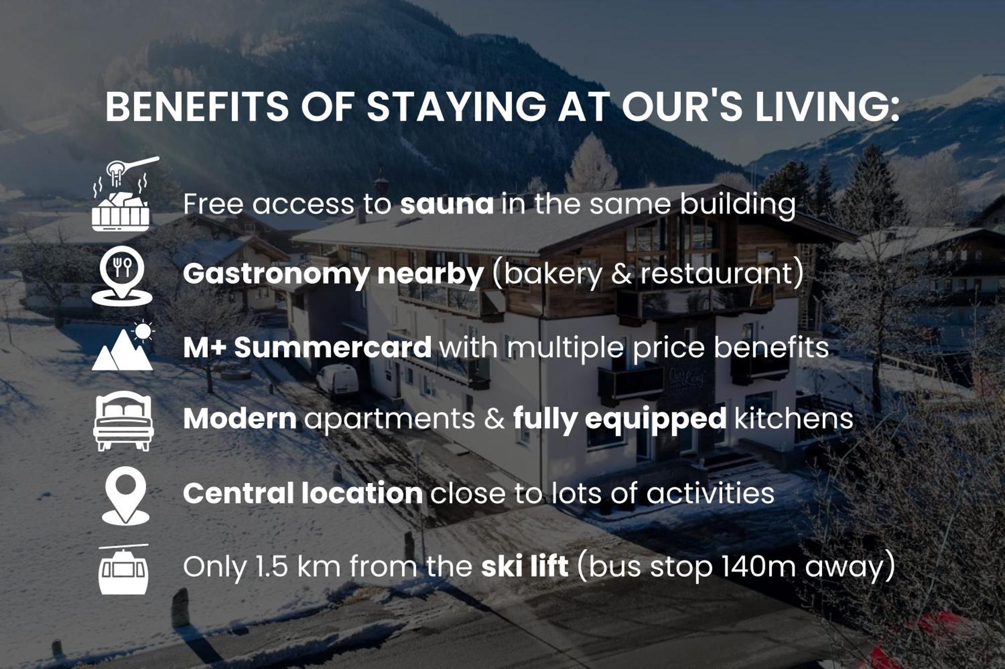 Our'S Living - With Sauna & Summercard Near Kitzbueheler Alpen Ski Lift Холлерсбах  Экстерьер фото